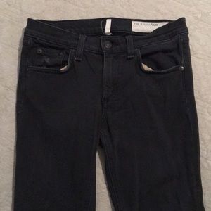 rag & bone black skinny jeans